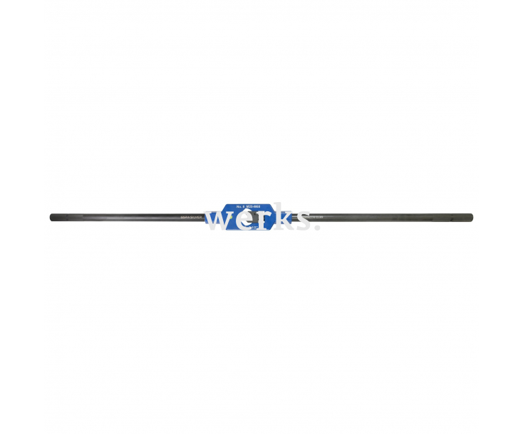 Вороток Нр. 8 стальной, Silver с уровнем Werks W.14000