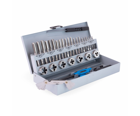 32-пр. Набор ручных метчиков и плашек 25х9 M3-M12 Werks W.1416140