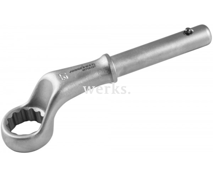 Ключ накидной усиленный 27 мм d18.5/190 мм Jonnesway W77A127