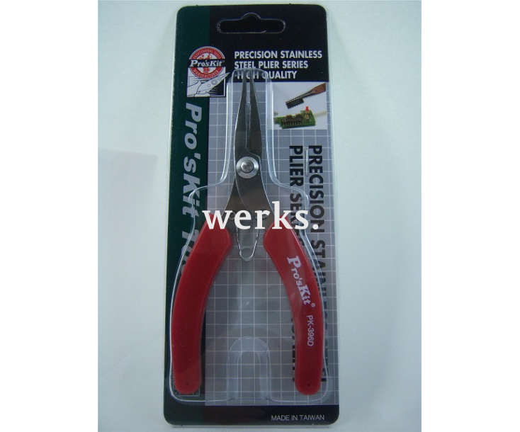 Длинногубцы прецизионные из нерж. стали Proskit 1PK-396D