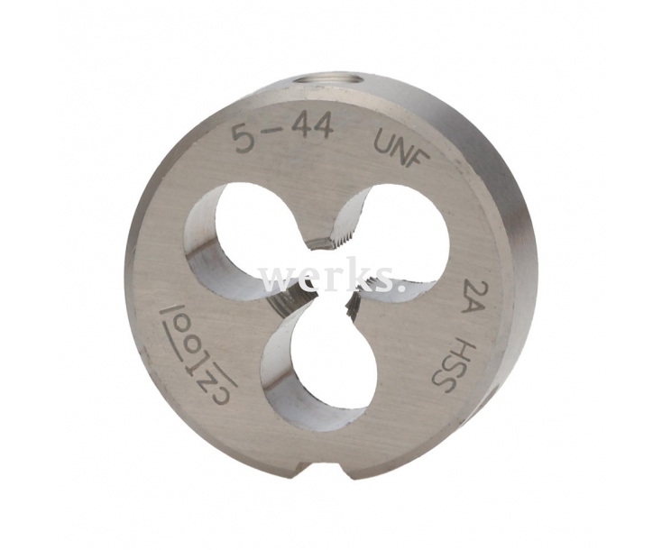 Плашка дюймовая UNF №5-44 HSS DIN EN 22568 2A 20x7мм Bucovice Tools 246005BT