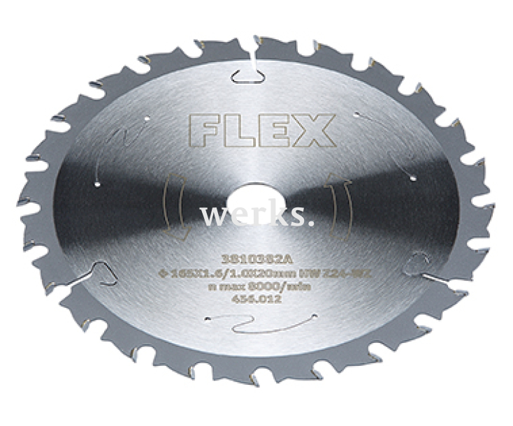 Стандартный пильный диск 165 x 20 мм Flex 456012