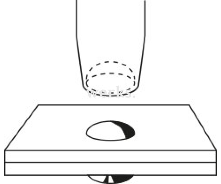 Обжимка для заклепочной головки согласно DIN 660 Rennsteig RE-4460040