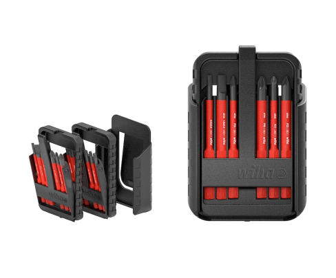 Набор бит VDE Wiha slimBit electric slimVario TORX, TORX PLUS 2831 43161, 12 предметов