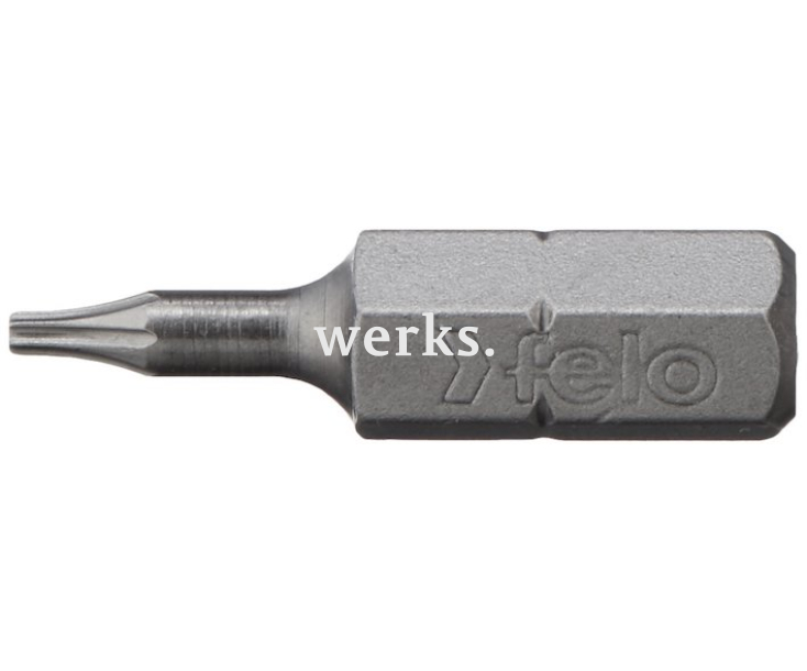 Бита Felo Industrial для шлицов со звездообразным профилем TORX серия 026 TX7 x 25 02607010