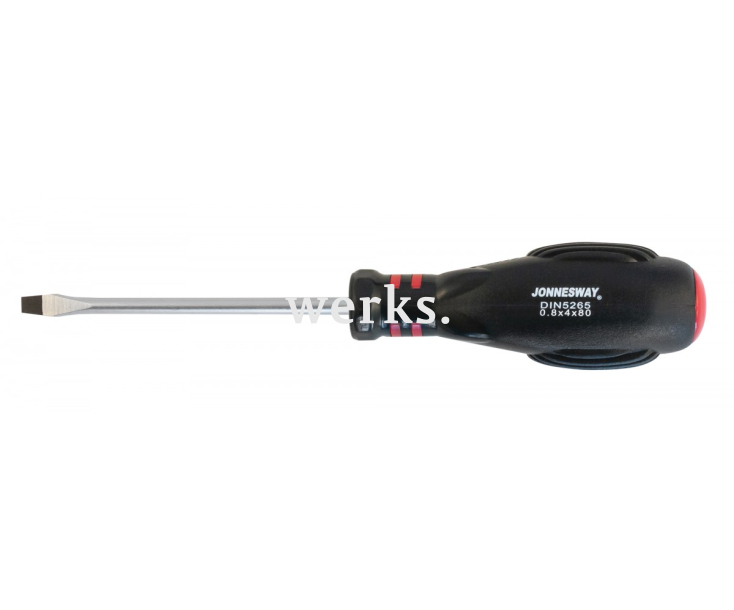 Отвертка шлицевая SL4 х 80 Jonnesway HERCULES D03S480