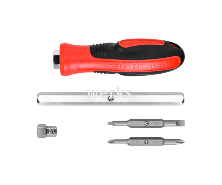 2C-Отвертка MAXIMUS Бит 8 мм SL+PH Gedore 3300038