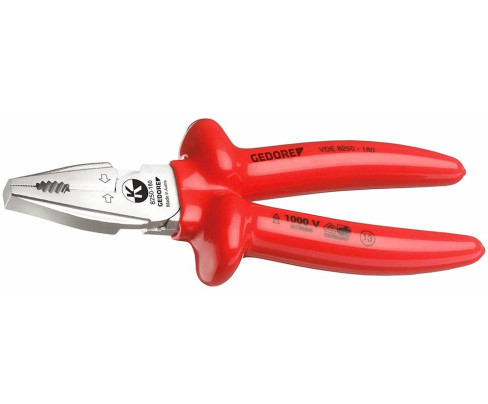 Плоскогубцы VDE 8250-160 силовые комбинированные 160 мм Gedore 1429582