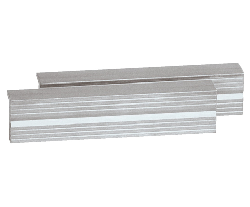 Тисочные накладки с магнитной полосой, алюминий, гладкие KUKKO 545-100