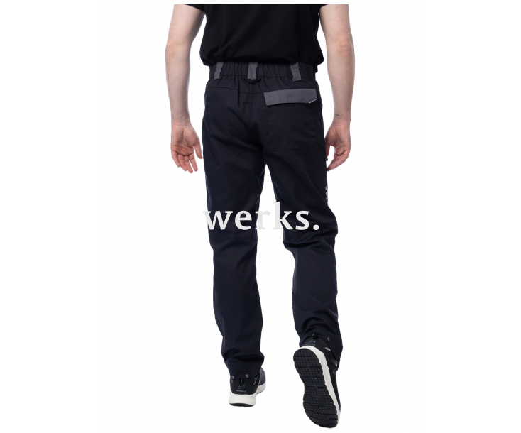 Летние брюки Brodeks KS 334 серый/черый (62)