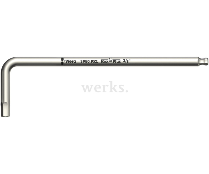 3950 PKL Г-образный ключ 1/8" Wera WE-022712 (10 шт)