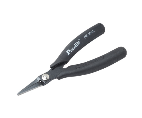 Длинногубцы прецизионные антистатические ProsKit 1PK-104-E