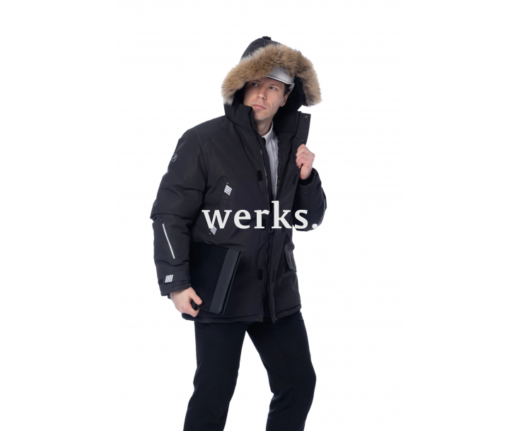 Зимняя куртка-парка Brodeks KW204 черный (XXXL)