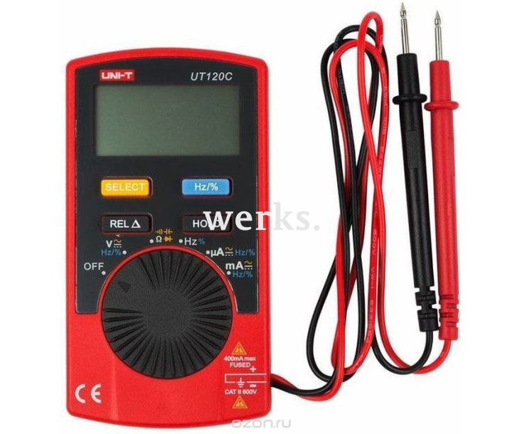 Мультиметр цифровой карманный UNI-T UT120C