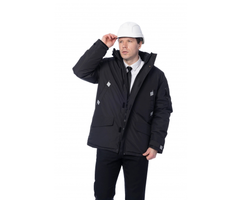 Зимняя куртка-парка Brodeks KW 204 черный (4XL)