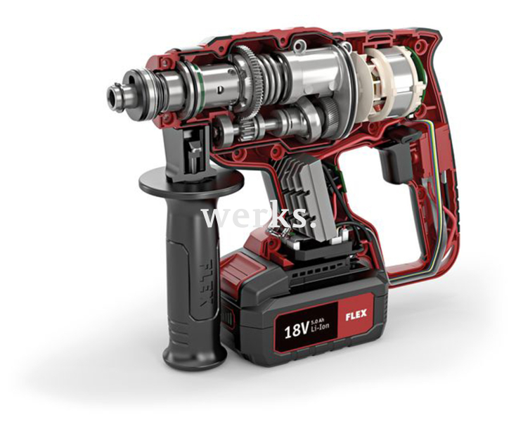 Комбинированный аккумуляторный перфоратор 18 В CHE 18.0-EC C Flex 491284