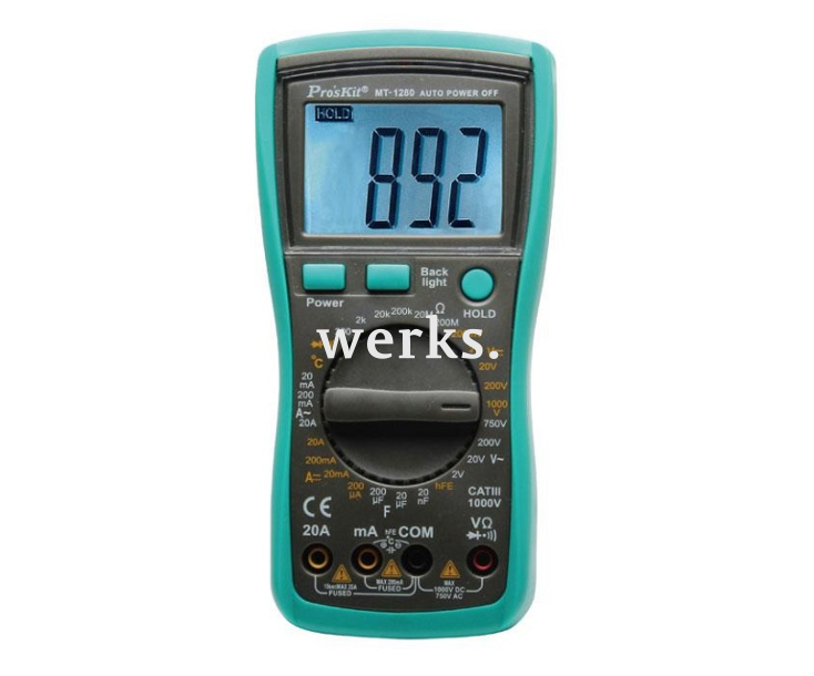 Мультиметр цифровой ProsKit MT-1280