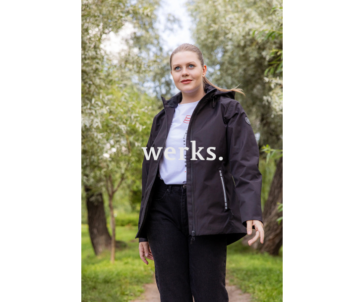 Женская летняя куртка-парка Brodeks KS238 черный (M)