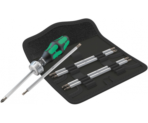 Kraftform Kompakt Vario SB Сумка с насадками и трещоткой RA, Wera WE-073665