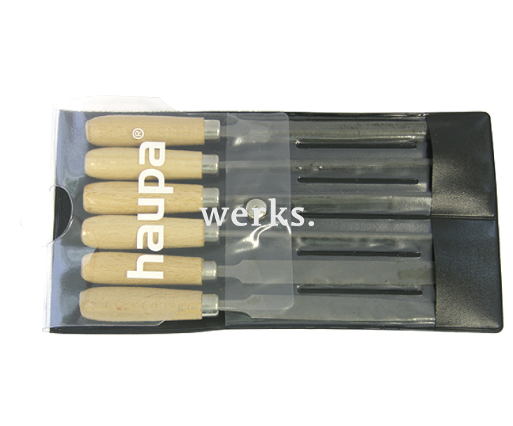 Набор напильников прорезных Haupa 190120 6 штук