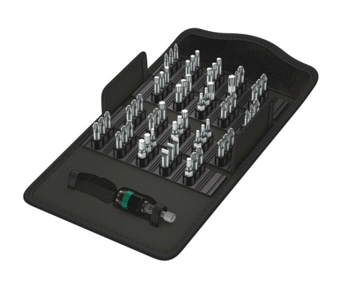 Bit-Safe 61 Universal 1 Набор насадок SL, PH, PZ, TX, HEX и держатель Wera WE-057122 61 пр.
