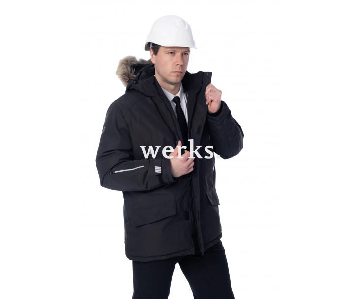 Зимняя куртка-парка Brodeks KW204 черный (M)