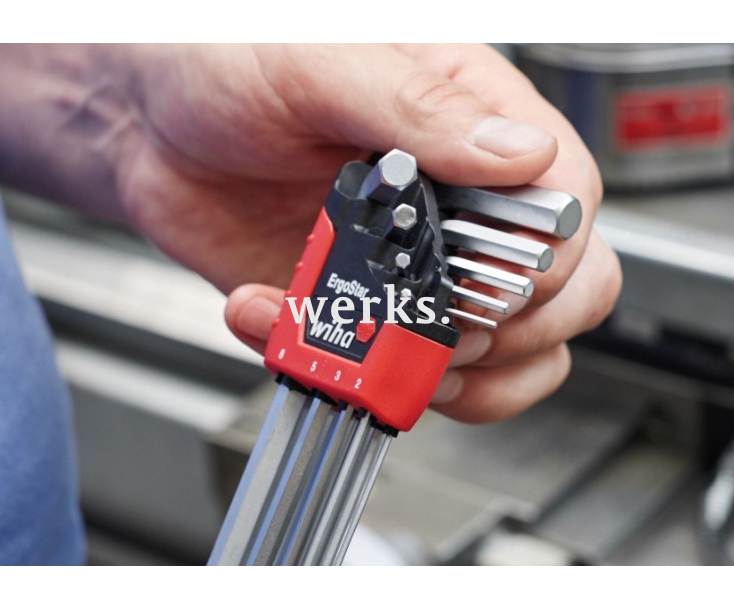 Набор шестигранных штифтовых ключей со сферической головкой HEX Wiha Ergostar Magic Ring 369R HZ13 36521 дюймовые, 13 предметов