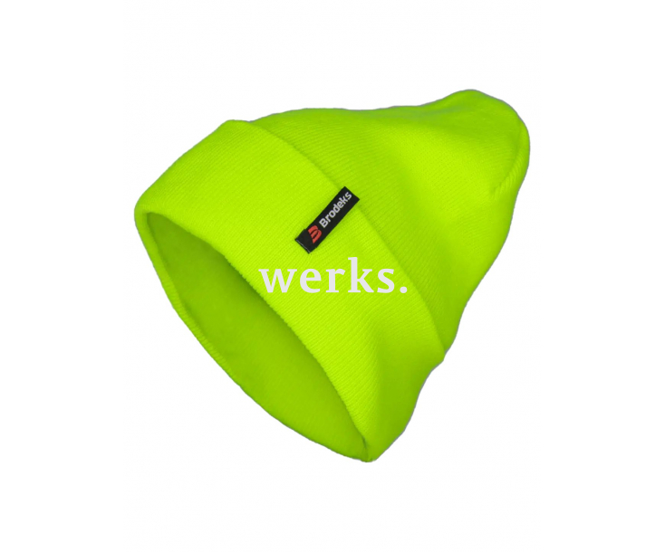 Шапка Brodeks Light Longer HV салатовый