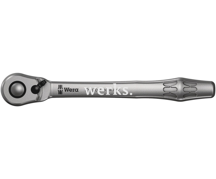 8004 A Zyklop Metal - трещотка, переключение реверса, привод 1/4 Wera WE-004004