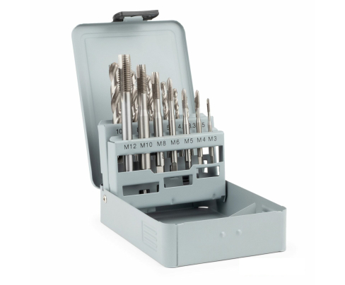 Набор машинных метчиков B HSS-G DIN371/376 M3-M10/M12 14 предметов GSR 08303017