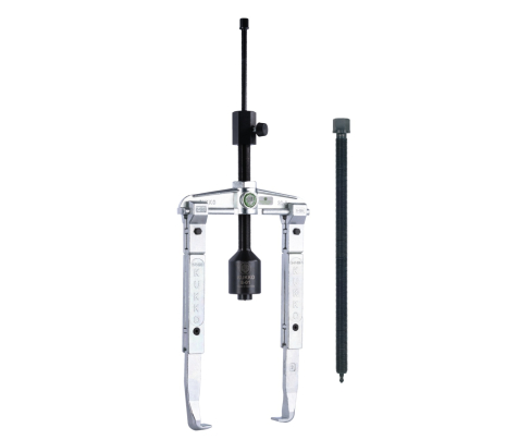 Универсальный двухзахватный съёмник с длинным гидравлическим шпинделем и удлинёнными захватами (включая  механический шпиндель) KUKKO 20-2-3-B