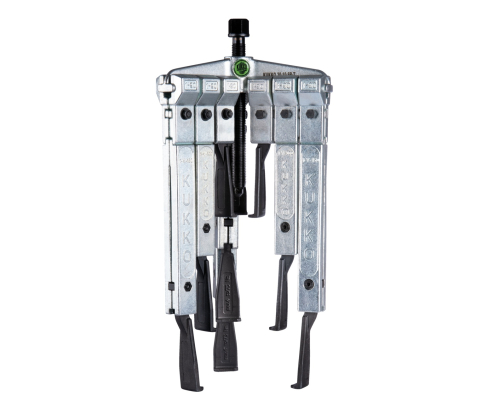 Трёхзахватный съёмник с особо узкими захватами, в наборе KUKKO 30-10-SP-T