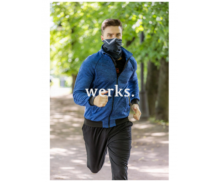 Толстовка флисовая Brodeks KS241 cation cиний (L)