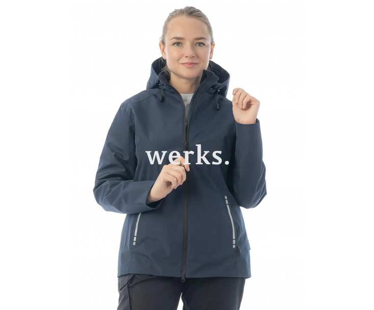 Женская летняя куртка-парка Brodeks KS 238 синий (XXXL)