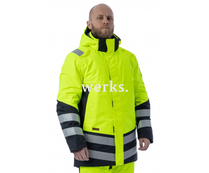 Зимняя мультизащитная куртка-парка Brodeks MW 29-83В желтый/черный (XXXL)