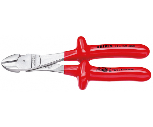 Кусачки VDE боковые особой мощности Knipex KN-7407200