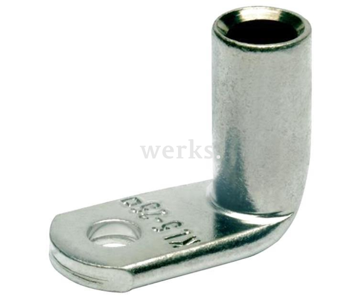 Наконечник типа ТМЛ трубчатый облегченный угловой 90° 35 мм² под болт М6 Klauke KLK45R6 25 шт.