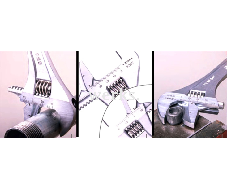 Ключ гаечный разводной со съемными губками хромированный 34 мм Irega 92WR(CN-MM-P)/CE-8