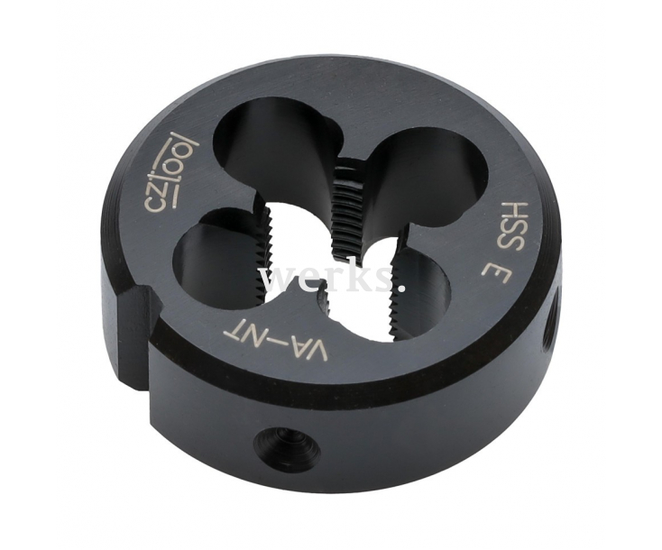 Плашка с стружколомом М14х1,5 HSSE-VA-NT DIN EN 22568 6g 38х10мм Bucovice Tools 301141