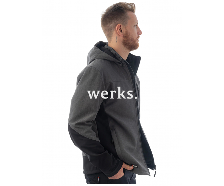 Куртка софтшелл Brodeks KS237 серый/черный (XXXL)