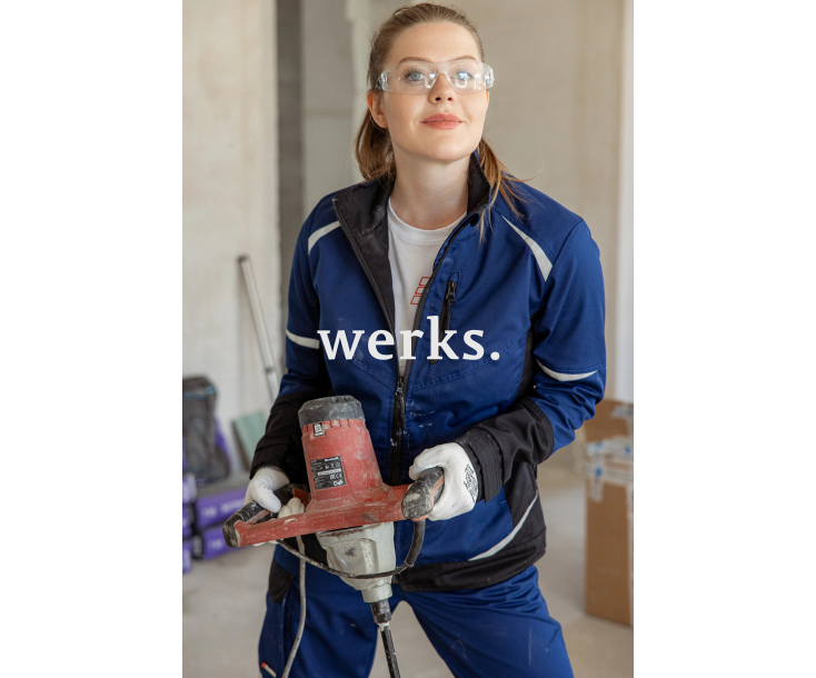 Женская рабочая куртка Brodeks KS228 синий/черный (M)