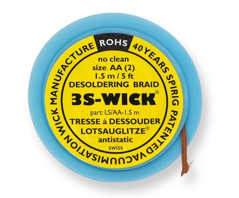 Оплетка для удаления припоя Ersa WICK1.5-1.5.