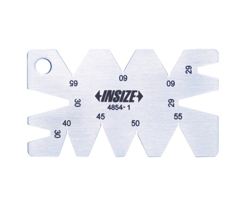 Шаблон углов для заточки резьбовых резцов Insize 4854-1