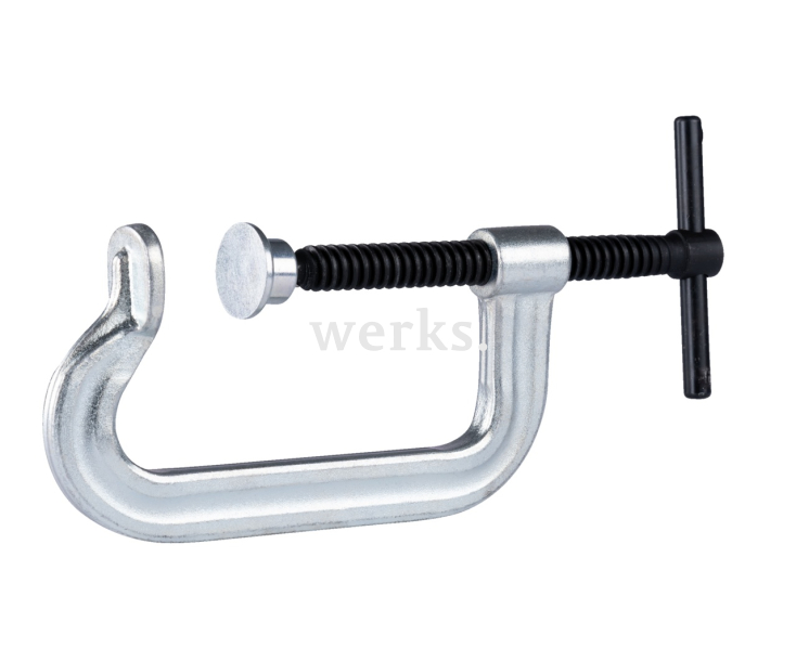 Струбцина C-образная, стальная KUKKO 365-100