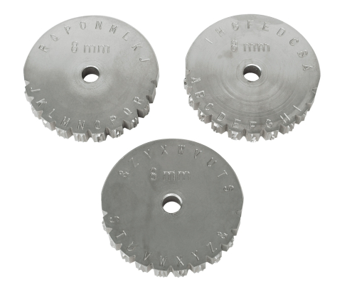 Диски для ручной маркировки, буквенные KUKKO 332-125