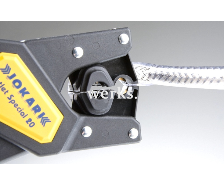 Клещи для снятия изоляции 20 мм для экранированных кабелей Jokari JK 20220