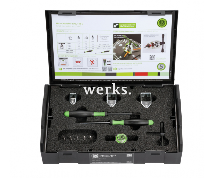 Миниатюрный съёмник в наборе KUKKO 140-S