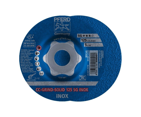 Фибродиск Pferd CC-GRIND-SOLID 125 SG INOX