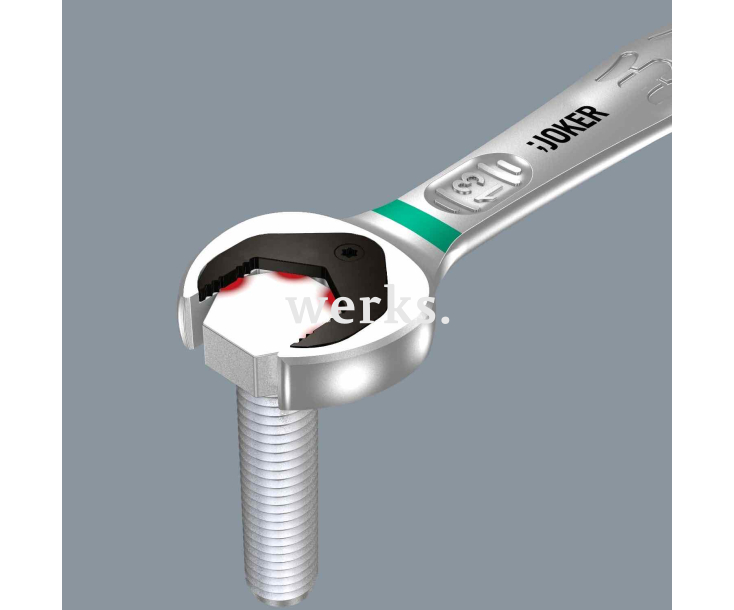 Ключ рожковый двусторонний 6002 Wera Joker WE-020262 24 х 27 х 280 мм