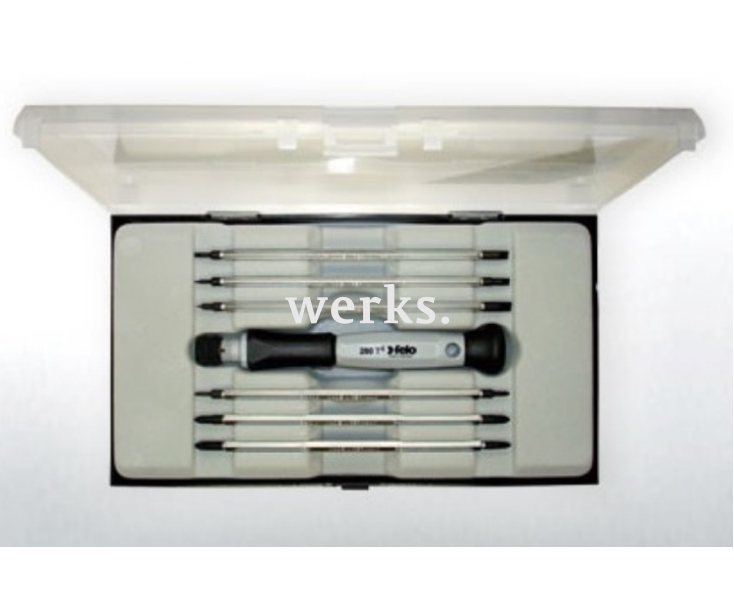 Набор с рукояткой и двусторонними сменными жалами Felo SL PH PZ 7 предметов 28090706